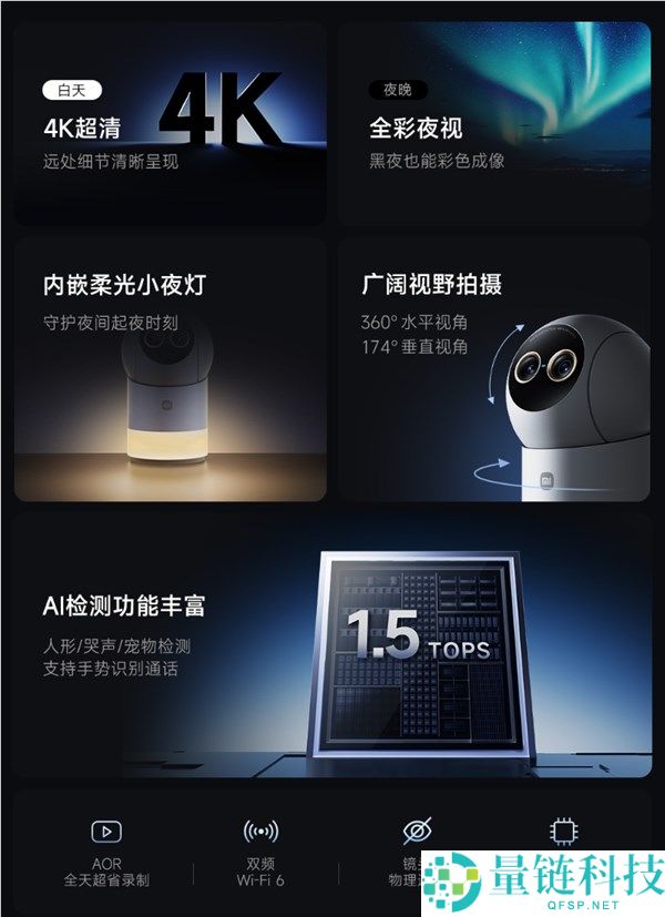 小米智能摄像机5 Pro发布:首款日夜全彩摄像机,售价429元