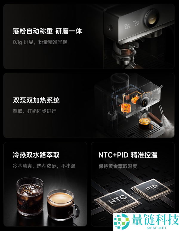 小米米家智能意式半主动咖啡机Pro发布，国补价3395.84元，支持上百种云配方