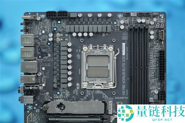 技嘉X870E AORUS ELITE X3D主板图赏:16+2+2相供电优势解析