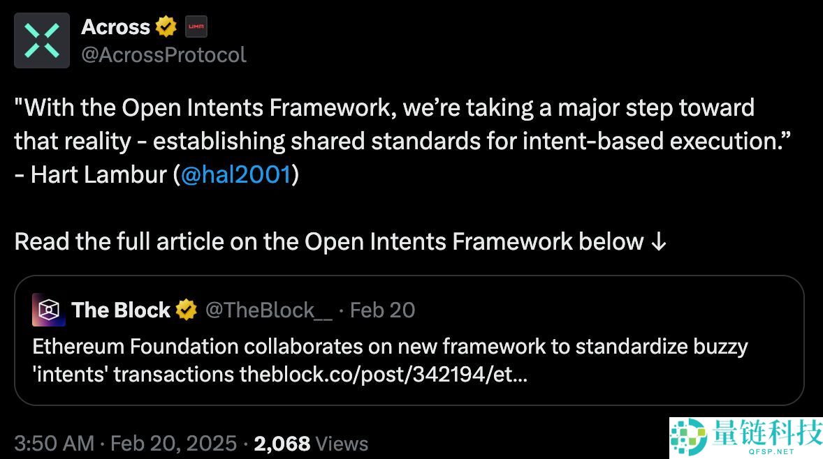以太坊新框架Open Intents Framework(开放意图框架)是什么？