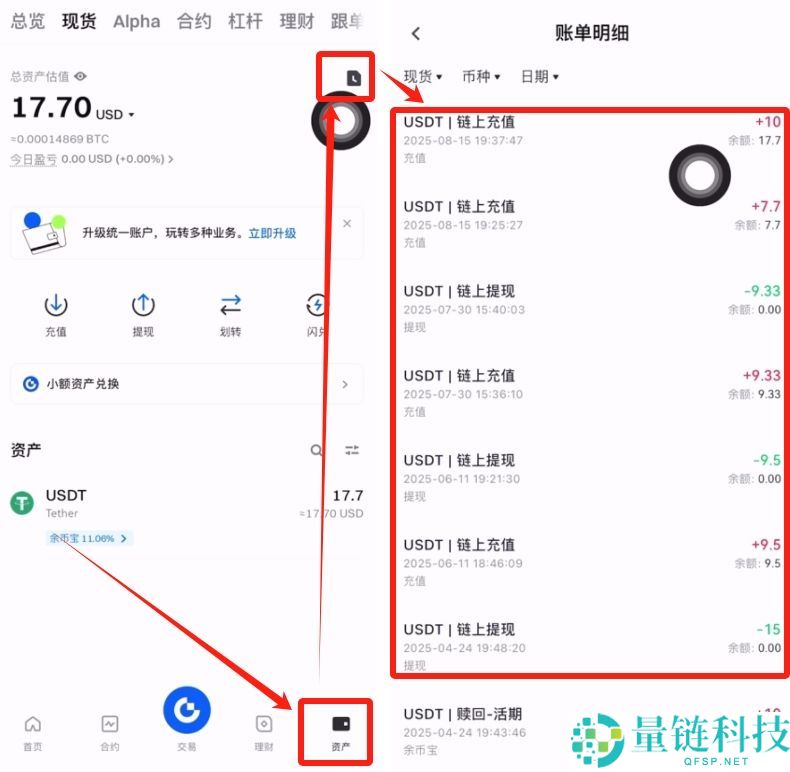 Gate交易所转USDT到币安的流程：USDT充值和提USDT图文教学