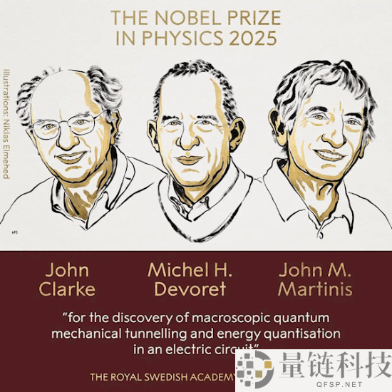 2025年诺贝尔物理学奖发布：3名科学家平分836万元奖金
