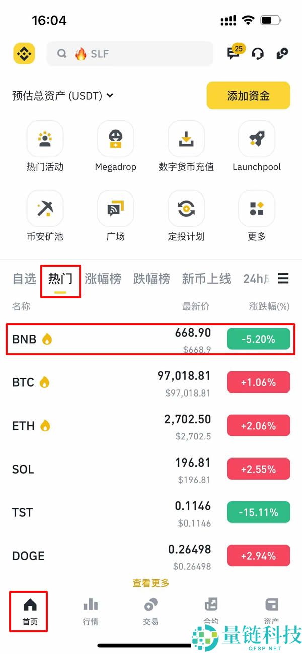 喜报：币安币（BNB币）过去24小时里价格创新高 永续合约与链上模因币助力