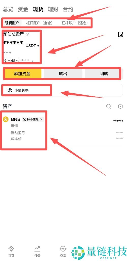 币安APP帐户教学:现货/资金/理财/合约帐户使用指南
