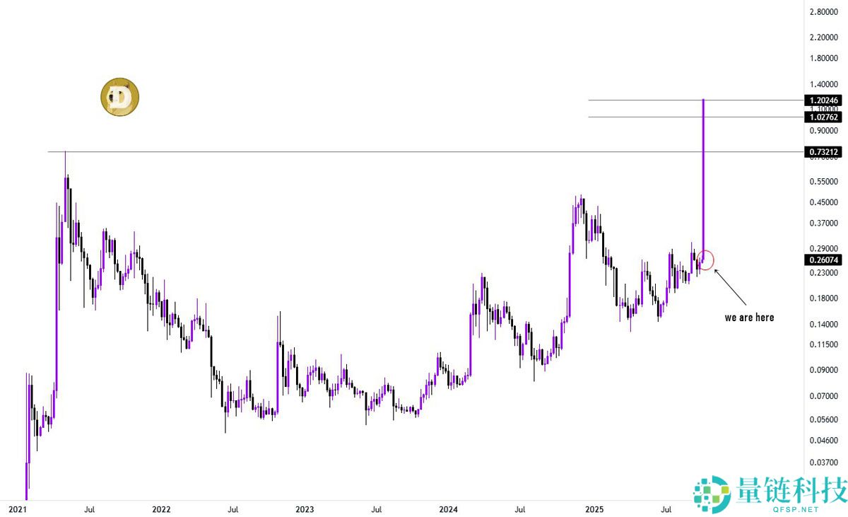一文详细了解上次该指标亮起绿色时，狗狗币（DOGE）价格上涨了445%