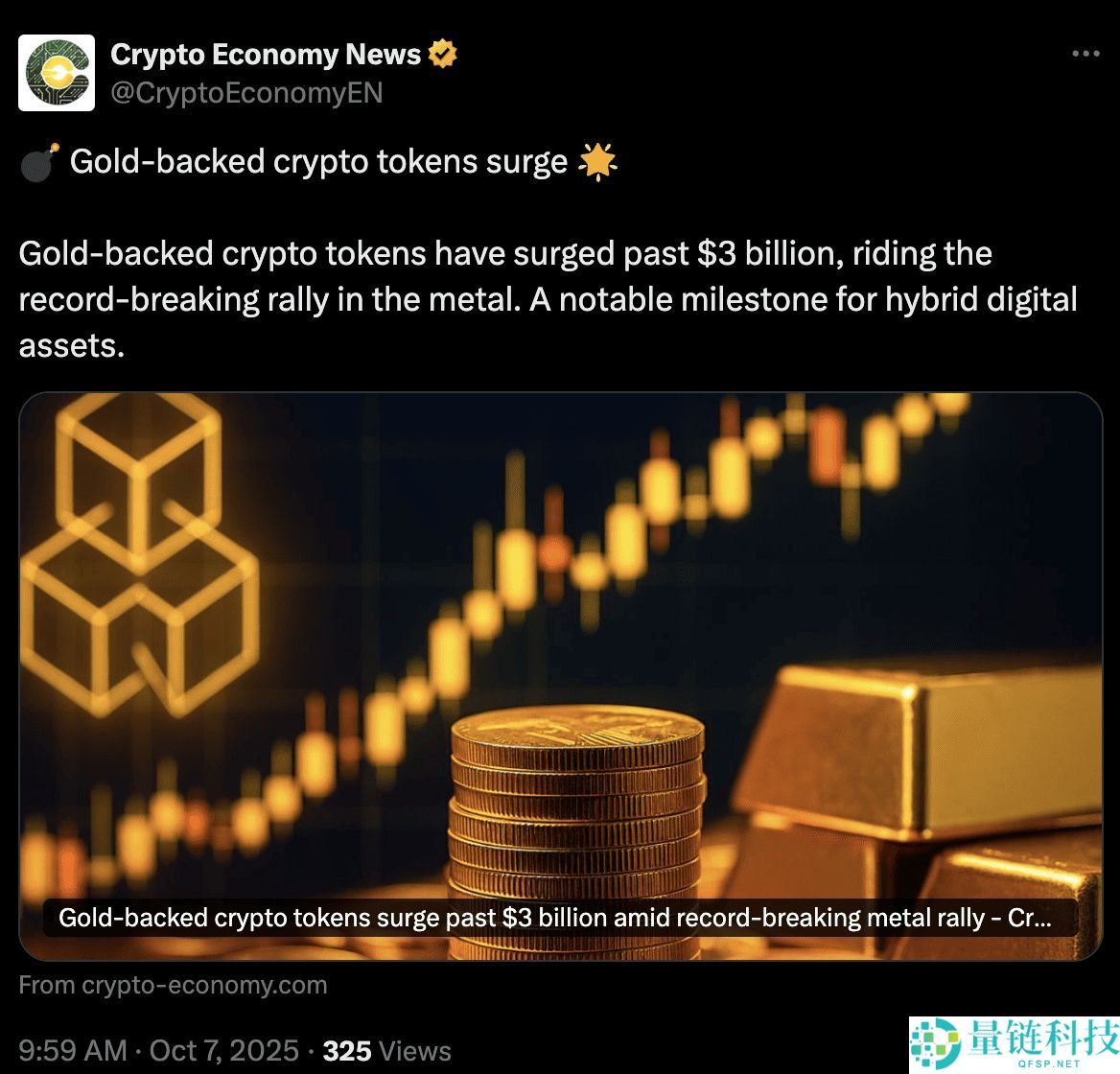 黄金支持代币是什么？为何能突破$30亿市值？一文解析