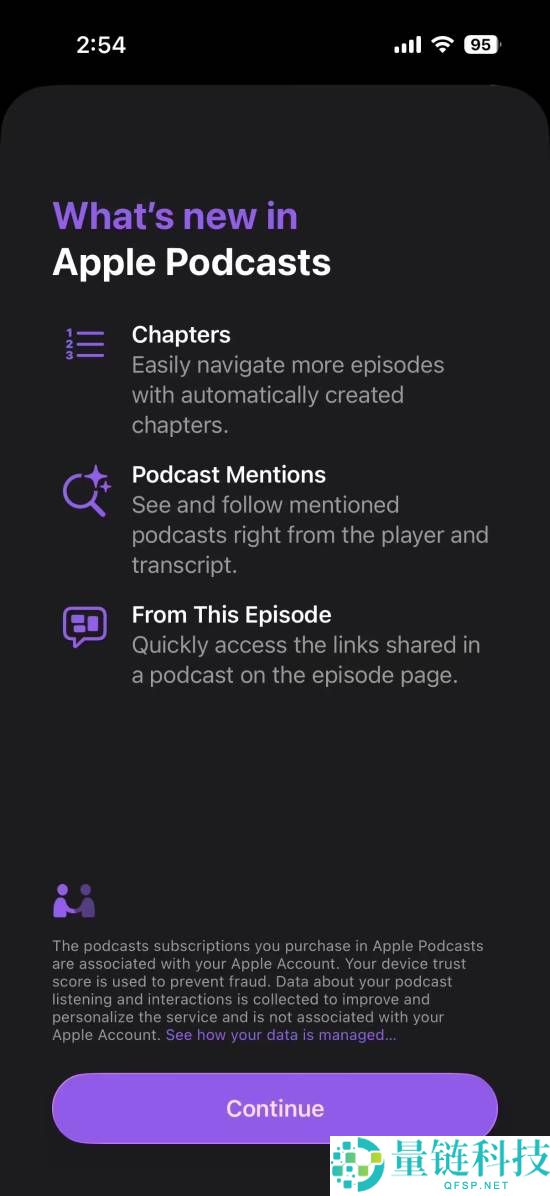 苹果iOS 26.2播客应用新增三大功能：直击用户/创作者痛点,