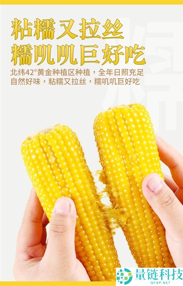 香甜软糯,农投团体黄白糯玉米8根15.9元大促