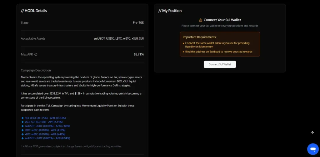 Momentum是什么平台？Momentum早期积分埋伏攻略