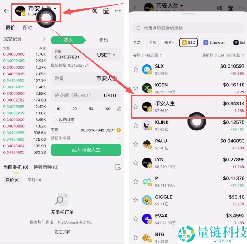 币安人生币怎么买？使用币安购买以及卖出人生代币流程