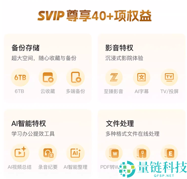 9元/月：夸克网盘SVIP会员双官方发车