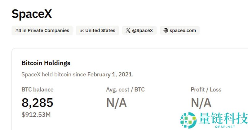 SpaceX 异常调动比特币（BTC） 10日搬运4.5亿美元比特币惹猜想