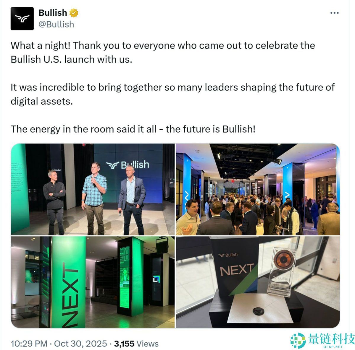 Cathie Wood 的 ARK 在交易所庆祝美国上市时获得了 $5M 的看涨股票