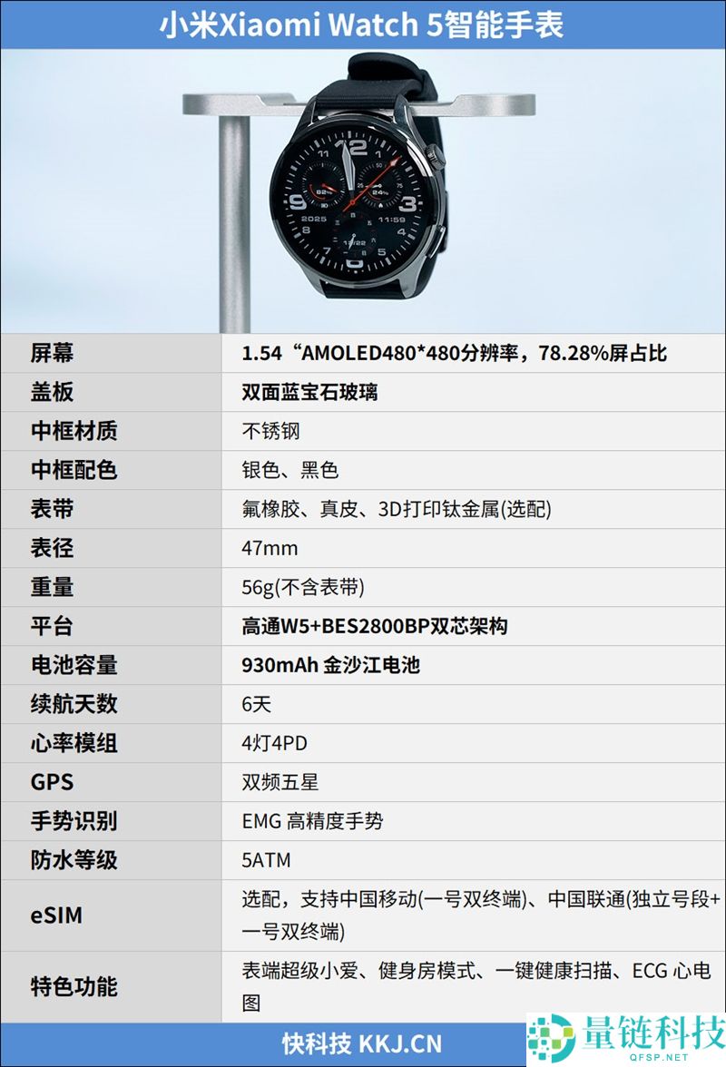 不只仅是续航晋级 小米Watch 5周全评测：隔空操控开启腕上交互新纪元