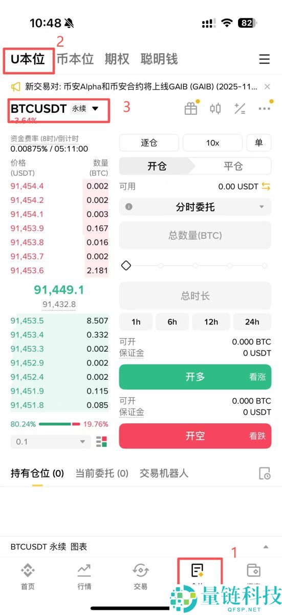 如何使用币安进行永续合约的做多和做空？币安进行永续合约的做多和做空的图文教程