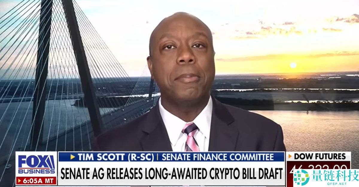 一文了解参议员Tim Scott力推加密货币市场法案于12月进行表决