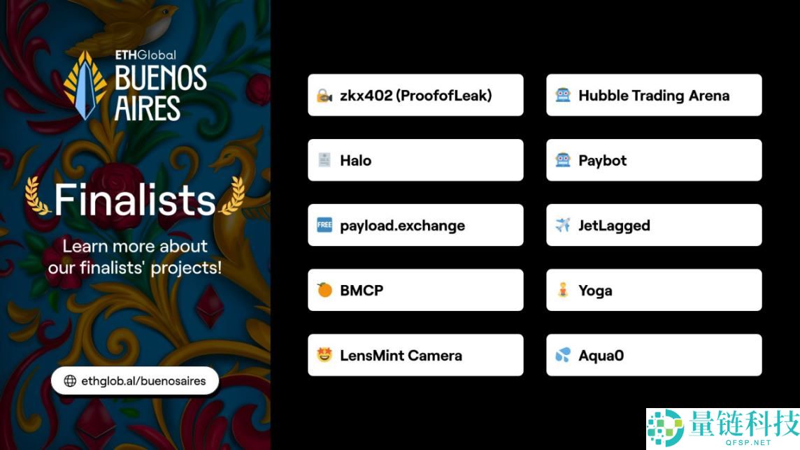 速览ETHGlobal布宜诺斯艾利斯黑客松十个获胜项目