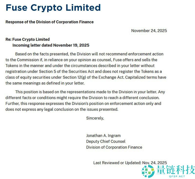 一文了解SEC为Solana DePIN项目代币FUSE发布”罕见“不采取行动函