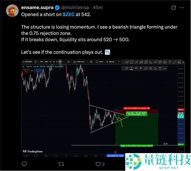 Zcash从11月高点下跌30%：ZEC价格会进一步崩盘吗？