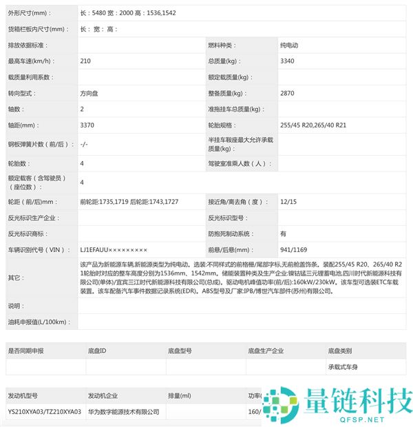 尊界 S800 Grand Design 高定版申报：余承东曾称售价 200 万，一眼尊贵