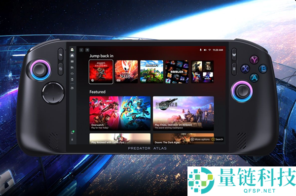 宏碁掠夺者 Atlas 8 掌机官宣：首发 Intel 锐炫 G3+ 双风扇散热
