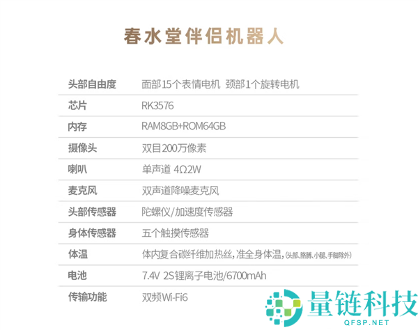 春水堂首款朋友机械人开售：15800元起，三种身高选择，8月交付