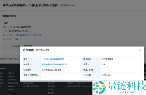 腾睿微电子功率半导体企业破产：8.3亿项目刚启动即崩溃