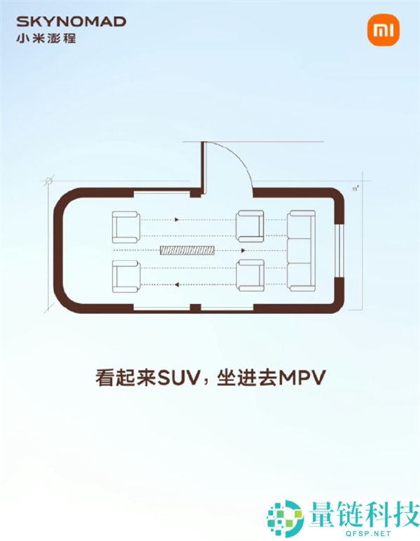 小米澎程新车预热：车内可变空间设计曝光，支持一键切换任务室与咖啡馆模式