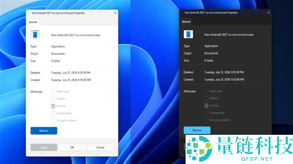 Windows 11史诗级更新：用户期待多年的深色属性面板首次测试