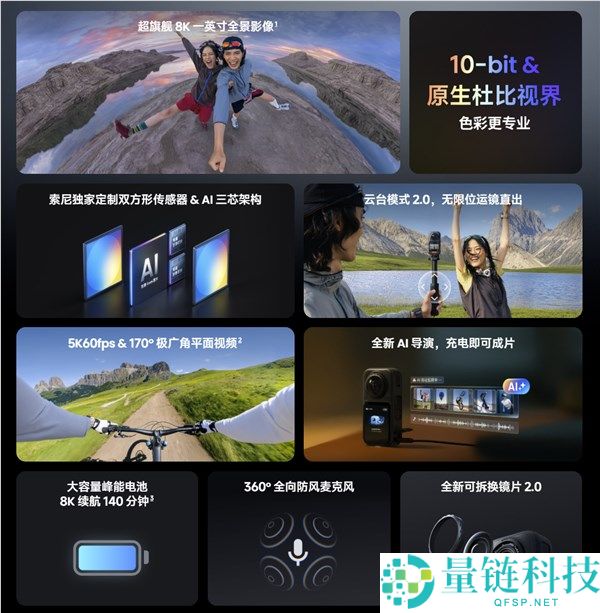 3999元影石X6正式发布：支持1/1.1英寸大底与8K 50帧全景视频