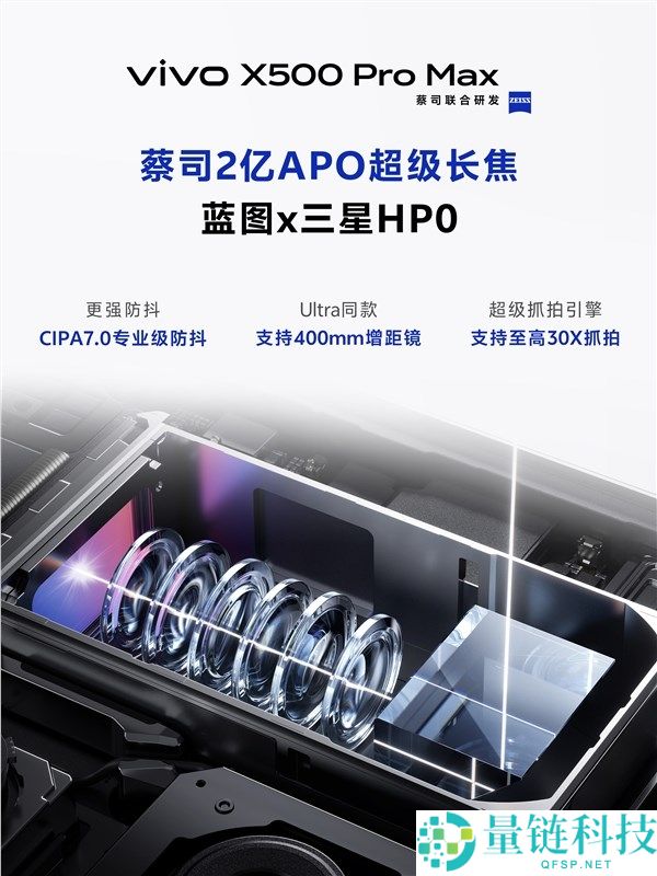 vivo X500 Pro Max搭载Ultra同款长焦镜头，成为新一代演唱会拍摄神器