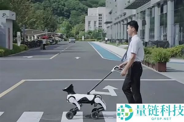 国内首款轮足式导盲犬发布：平地滑行与楼梯攀爬全能助手